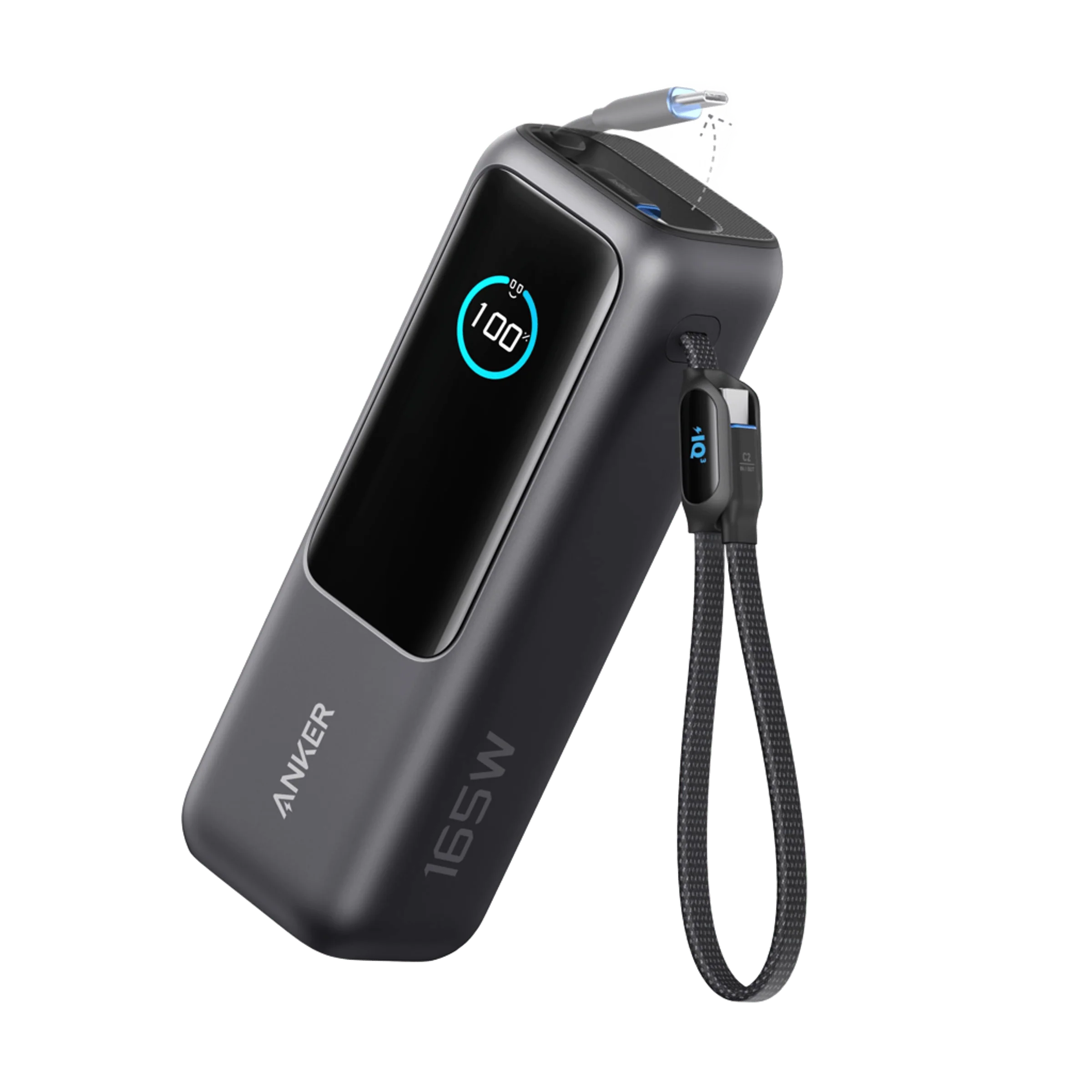 Anker Power Bank (25K, 165W, Built-In and Retractable Cables) Anker Power Bank (25K, 165W, Built-In and Retractable Cables)